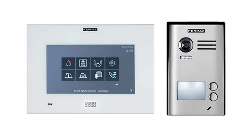 Video intercom and handset.